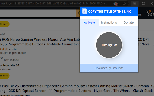 Copy The Title Of The Link :: Double-right-click the linked content to copy it. Then click on the 'Copy Content' widget to proceed with copying the text.