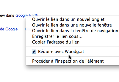 Woodg.at :: Woodg.at vous permet d'utiliser le service de réduction d'URL Woodg.at.