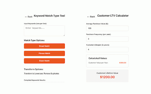 PPC Calculator Suite :: All-in-one marketing tools for PPC, ROAS calculations, budget tracking, and more