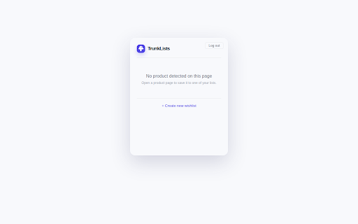 TrunkLists - Wishlist Saver :: Save products from any store to your TrunkLists wishlists. Works with Amazon, Target, Walmart, Etsy, and more.