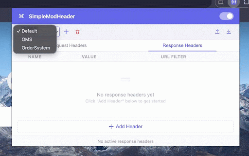 SimpleModHeader :: A lightweight, open-source Chrome extension to modify HTTP request headers. No tracking, no analytics, fully transparent.