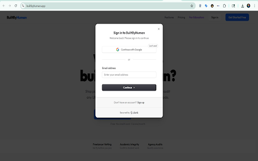 BuiltByHuman — AI Authorship Detector :: Instantly scan any website to detect AI-generated code. One click to get a full authorship report.