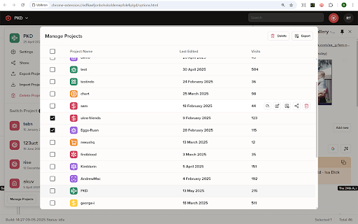 Ubikron :: Browser-based OSINT tool for tracking, tagging, and saving web investigations. Extracts entities and enriches content.