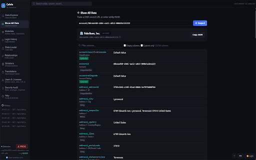 Colvio for Dynamics 365 :: Colvio — Data Explorer, Loader & Inspector for Microsoft Dynamics 365 / Dataverse.
