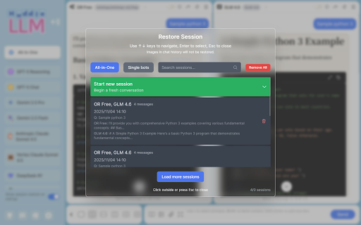 HuddleLLM :: Use ChatGPT, Gemini, Claude and more chatbots simultaneously