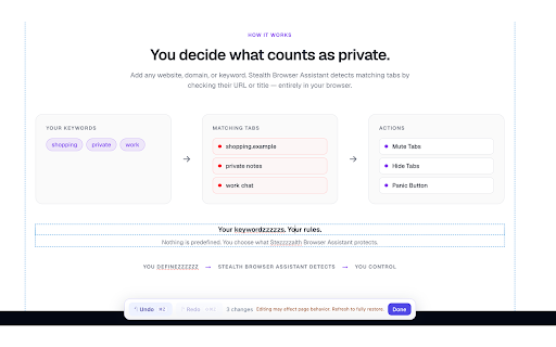 Edit Page - Webpage Editor & Full Page Screenshot :: Edit webpage text, replace images, remove elements, and capture the current view or a full-page screenshot.