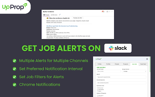 UpProp - Upwork Proposal Assistant :: AI-powered proposal writing assistant for Upwork