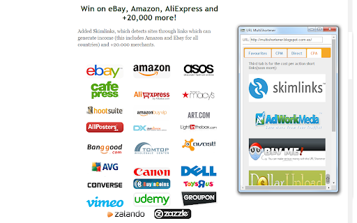 URL MultiShortener :: UMS allows you to shorten links on the fly with the best link shorteners that paid