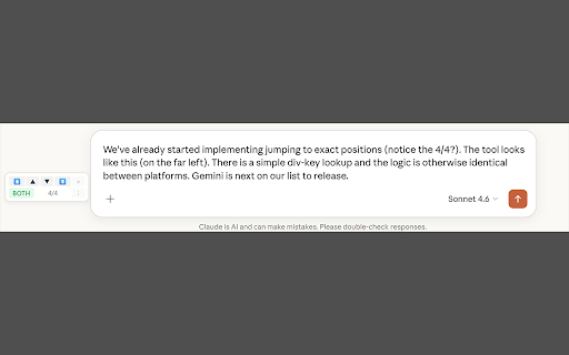 AI ChatNav :: Navigate between user and AI messages in ChatGPT, Claude.ai, and other AI chat interfaces