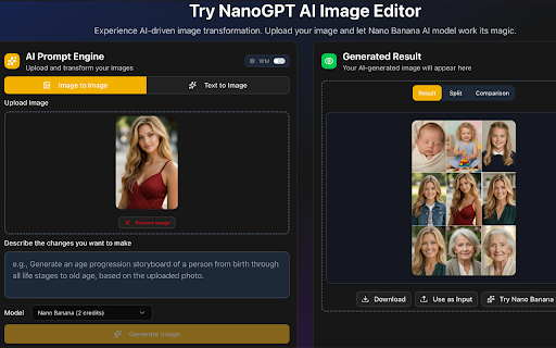 NanoGPT - Nano Banana Pro AI Image Generator & Photo Editor :: Right-click on any image to edit it with NanoGPT AI