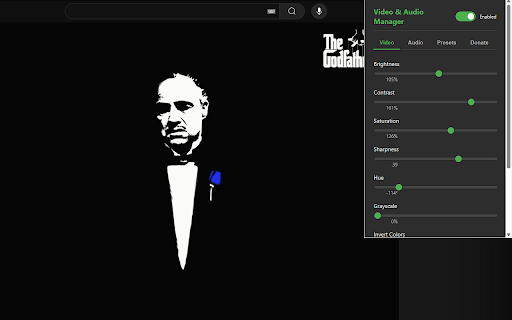 Video & Audio Manager :: Advanced video and audio settings manager for any website