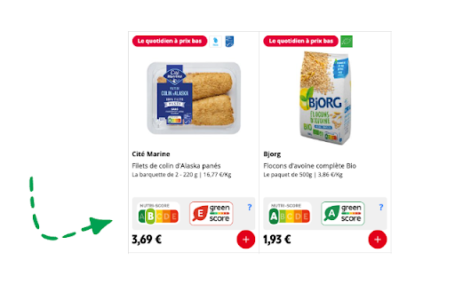 PanierClair :: PanierClair vous aide a faire vos course en vous affichant TOUS les nutriscore, ecoscore et de chaque produit. meilleurs pour vous…