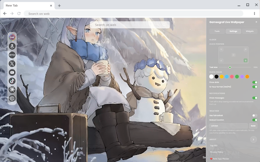 Frieren and Himmel Winter Journey Live Wallpaper :: Frieren and Himmel Winter Journey Live Wallpaper New Tab transforms your browser with stunning HD video scenes from the anime's...