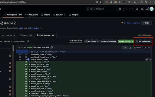 GitHub Helper :: Enhanced GitHub experience with file filtering and productivity tools for developers