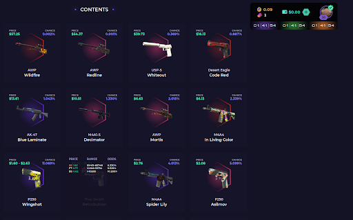 SkinCalcPlus :: SC+ provides additional features to Skin.Club to help the user make more informed decisions throughout the site.