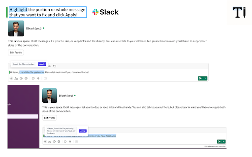 TypeMate: AI Writing Assistant and Tone Optimizer :: AI writing assistant that fixes grammar and improves tone. Select text anywhere to get instant suggestions.
