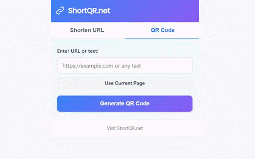 ShortQR.net - URL Shortener & QR Generator :: Shorten URLs and generate QR codes instantly with ShortQR.net
