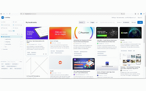 LinkWise :: Save the current page to LinkWise with one click and AI keywords.
