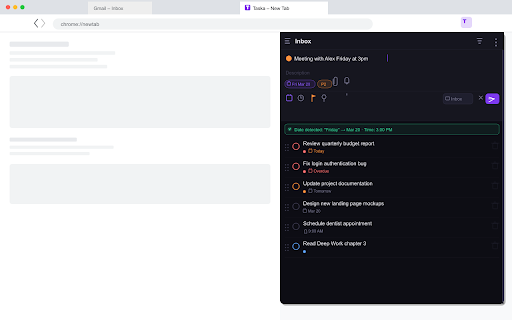 Taska — Task Manager & To-Do List :: Capture tasks from any webpage. Projects, priorities, reminders, Board & Calendar views. 6 premium themes.