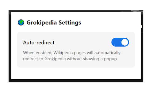 Wiki2Grok :: Automatically redirects Wikipedia pages to Grokipedia. For people who never want to see Wikipedia again.