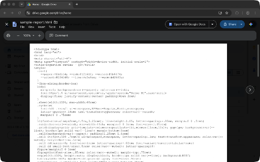 Drive HTML Preview :: Renders HTML files stored in Google Drive as web pages instead of showing their source code.