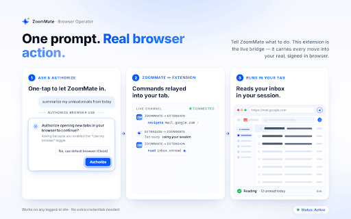 ZoomMate Browser Operator :: Browser operator for ZoomMate