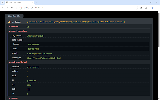 Styled XML Viewer :: Beautiful, readable formatting for XML files in the browser.