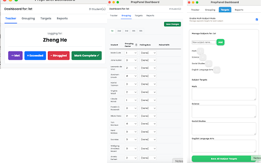 PrepPanel: Classroom Manager :: An all-in-one classroom manager with smart student picker, group generator, seating chart, timer, pacing tracker, and more