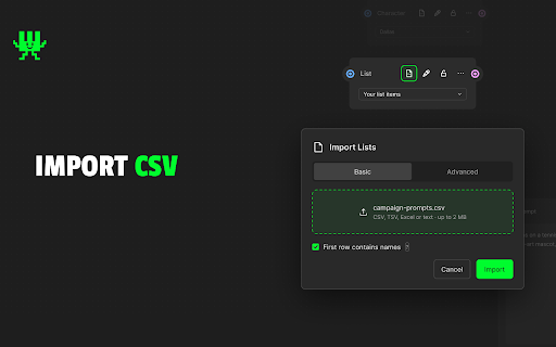 WeaveBud :: Figma Weave's best buddy! Import CSV, Global Router, Batch Export, Collapse Nodes and Groups, and much more.
