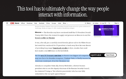 LogosAI :: Analyze bias and sentiment in online articles