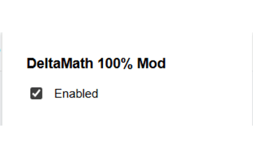 DeltaMath Hacker :: Override DeltaMath progress to show 100%.