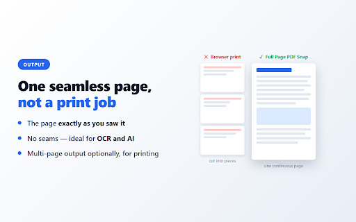 Full Page PDF Snap – Save Webpage as PDF :: Save any webpage as a single high-resolution PDF. Auto-scrolls the whole page — no cropping, no print dialog.