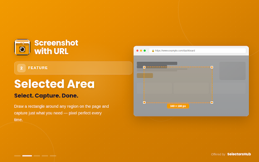 Screenshot with URL :: Capture visible, selected area, or full page screenshots with URL bar, record screen, edit and annotate