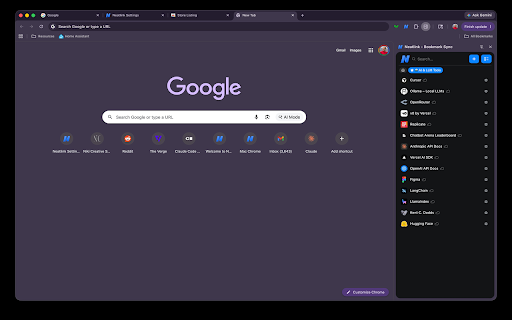 Neatlink - Bookmark Sync :: Cross-browser bookmark sync via your personal cloud storage