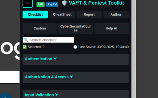 VAPT Assistant Pro :: Advanced VAPT toolkit with AI, security headers, WAF detection, DNS/WHOIS tools, subdomain scanner, and VirusTotal integration.