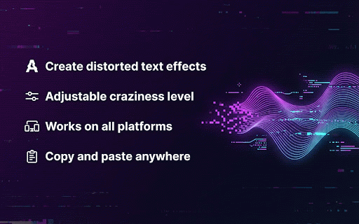 Glitch Text Generator :: Use a mix of special characters to create a distorted. make broken, distorted Glitch text for social posts and designs.