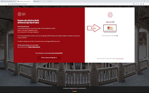 Unipd Moodle Autologin :: Accede automaticamente alle piattaforme Moodle e Uniweb dell'UNIPD