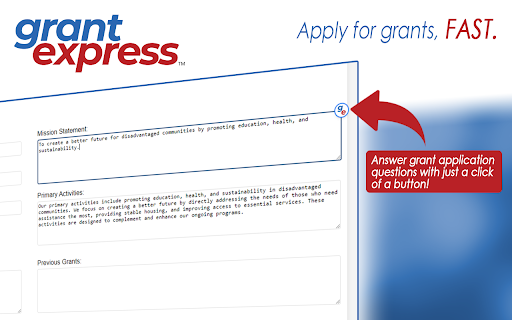 Grant Express :: Less time filling out applications, more time focusing on what matters.