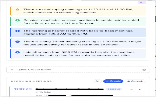 PingMeet - Meeting Reminders & Alerts :: Never miss a call again. Get desktop reminders and notifications before your meetings start, right from your browser.