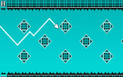Space Waves Unblocked :: Play Space Waves Unblocked, Guide your ship through 33 wave levels, dodge walls and spikes, reach the portal.