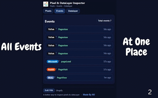 Social Pixel & Data Layer Checker :: Detects Pixels & full dataLayer inspector. Includes full-tab dashboard.