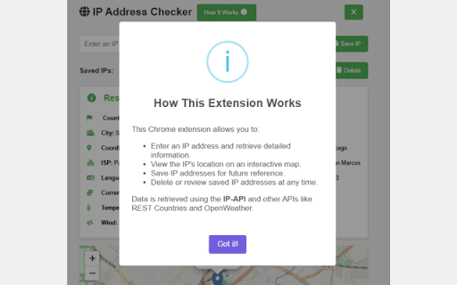 IP Address Checker :: View the geographical information of any IP, including country, region, city, and more.
