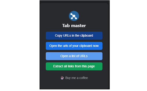 URL Tab Master :: URL Tab Master is a lightweight, lightning-fast Chrome extension designed to do one thing perfectly: manage bulk URLs between your…