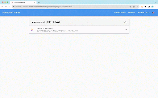 DWallet :: Domichain DPL Token Wallet