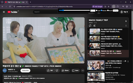 Video Speed Lock (Control Master) :: It keeps the video playback speed at the desired speed at all times.