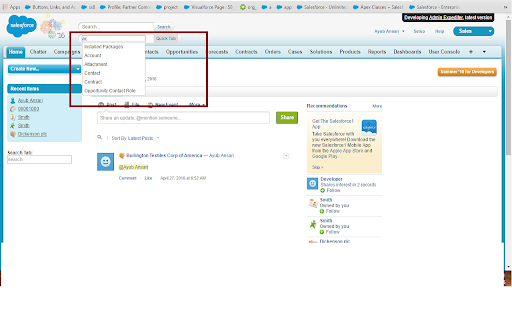 Salesforce: Hit The List :: Instant search autocomplete for Salesforce Setup pages, Apex classes, objects, and custom tabs.