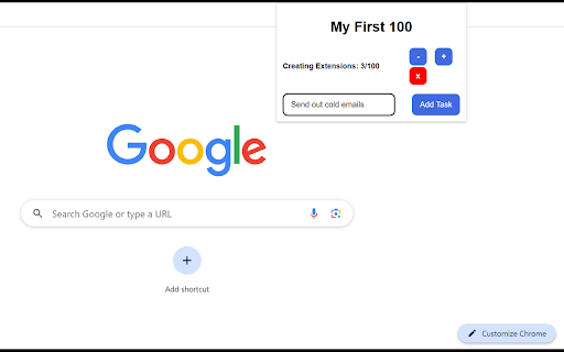 HustleHundred :: Track tasks and ensure they are completed 100 times before quitting or restarting.