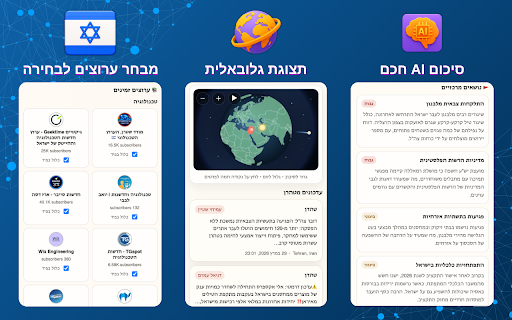 פיד עדכונים חיים מטלגרם :: מרכז עבורכם עדכונים מערוצי טלגרם מובילים במקום אחד - עם תצוגה מקדימה והתראות על עדכונים טריים ומילות מפתח
