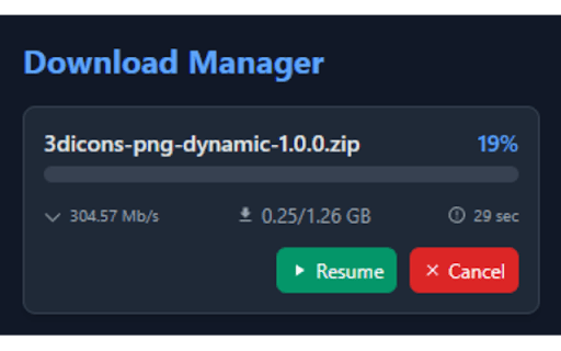 Download Manager :: A cross-browser download manager extension