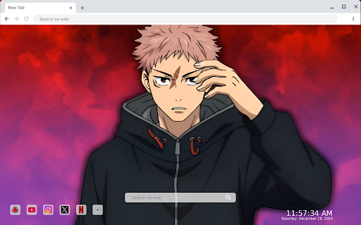 Yuji Itadori Dark Awakening Anime Live Wallpaper :: Transform your new tab into an anime experience with Yuji Itadori Dark Awakening live HD wallpapers. Enjoy stunning visuals!